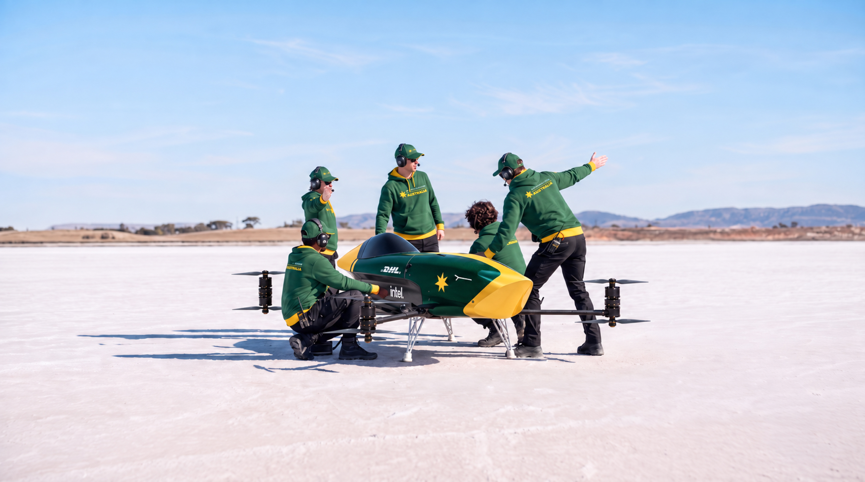 Team Australia pit stop operations
